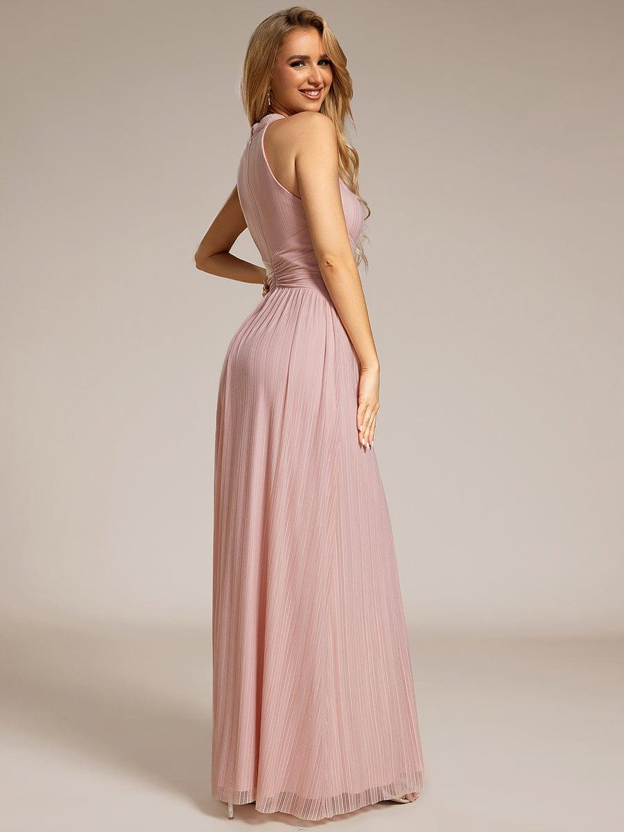 Dazzling Floor-Length A-Line Sleeveless Sequin Formal Evening Dress