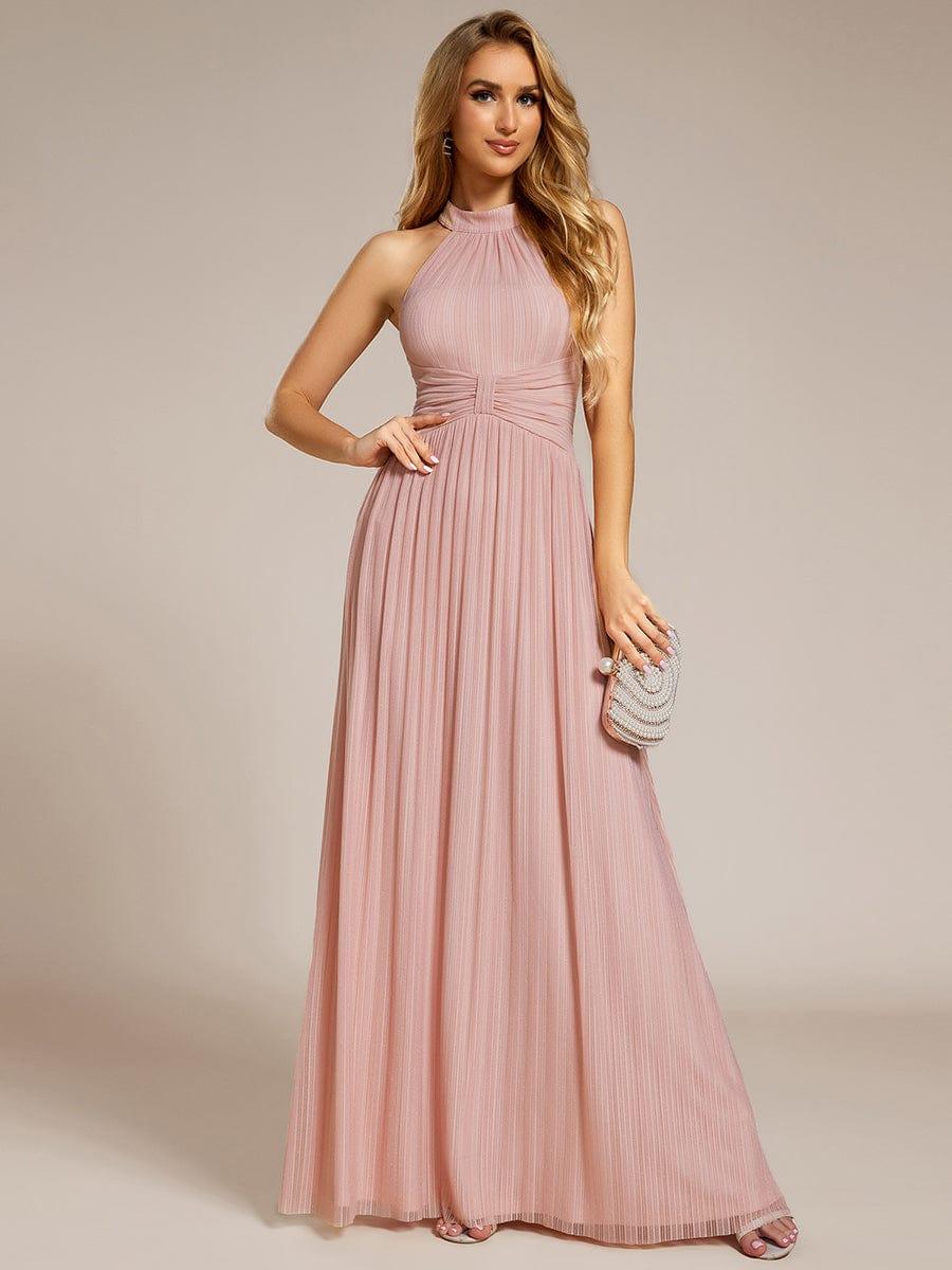 Dazzling Floor-Length A-Line Sleeveless Sequin Formal Evening Dress
