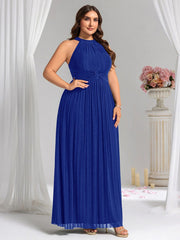 Dazzling Floor-Length A-Line Sleeveless Sequin Formal Evening Dress