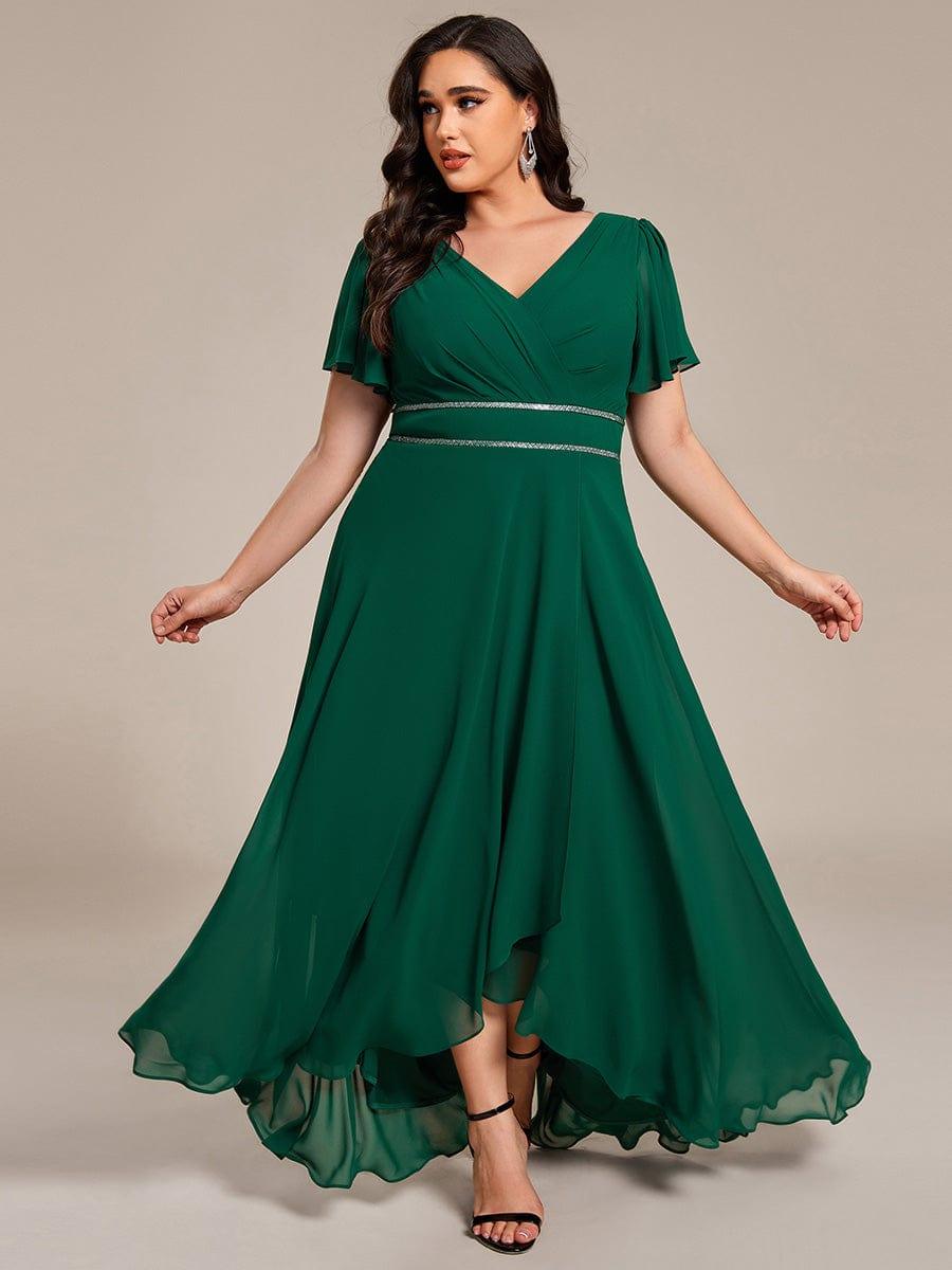 Fabulous A-Line V-Neck Chiffon Mother of the Bride Dress