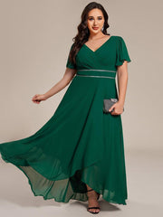 Fabulous A-Line V-Neck Chiffon Mother of the Bride Dress
