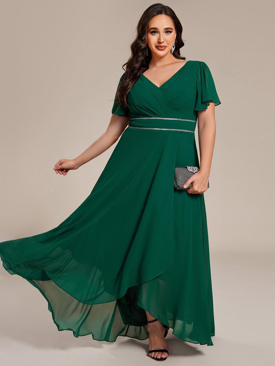 Fabulous A-Line V-Neck Chiffon Mother of the Bride Dress
