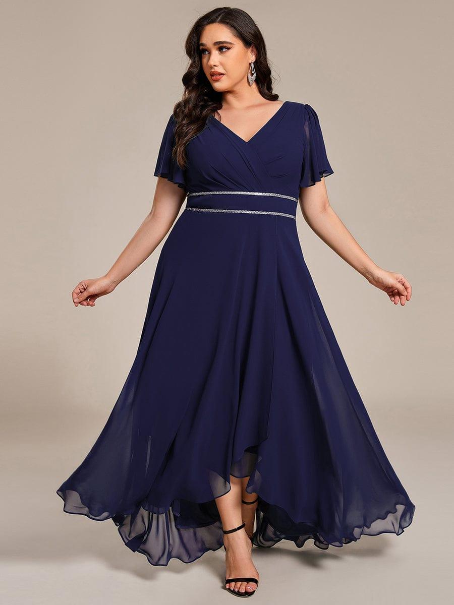 Fabulous A-Line V-Neck Chiffon Mother of the Bride Dress