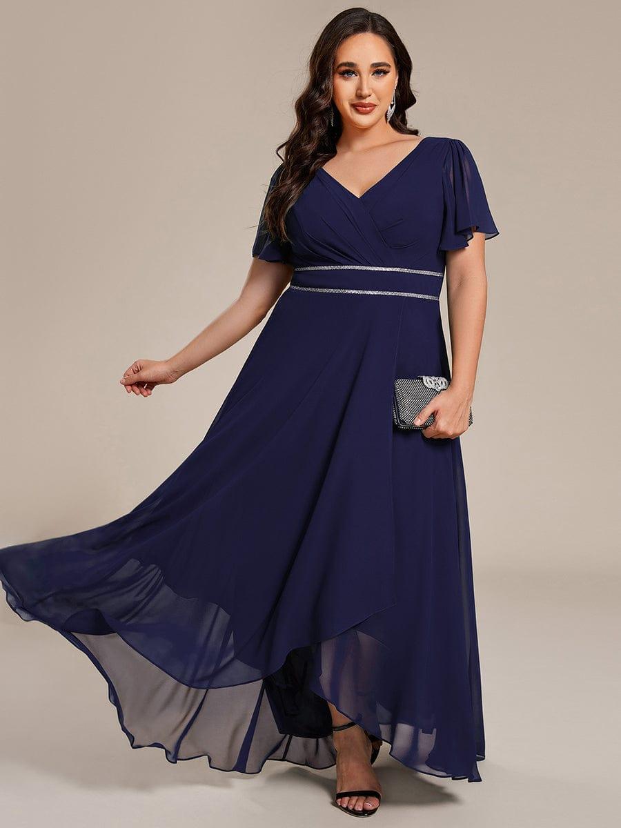Fabulous A-Line V-Neck Chiffon Mother of the Bride Dress